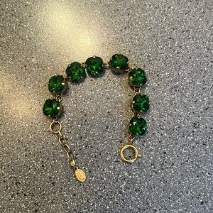 Catherine Popesco La Vie green crystal bracelet